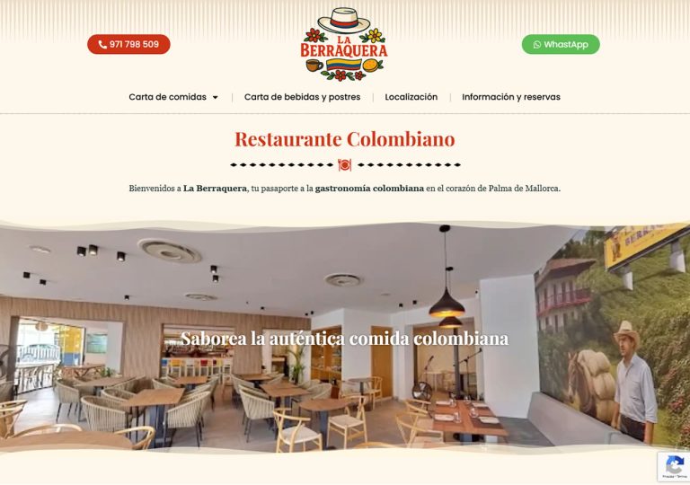 Restaurante colombiano la berraquera